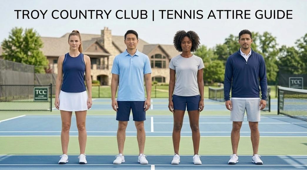 Troy Country Club tennis attire guide